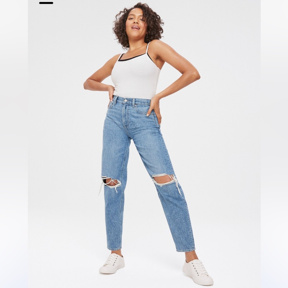 NEW American Eagle Relaxed Mom Jean - 0 Regular